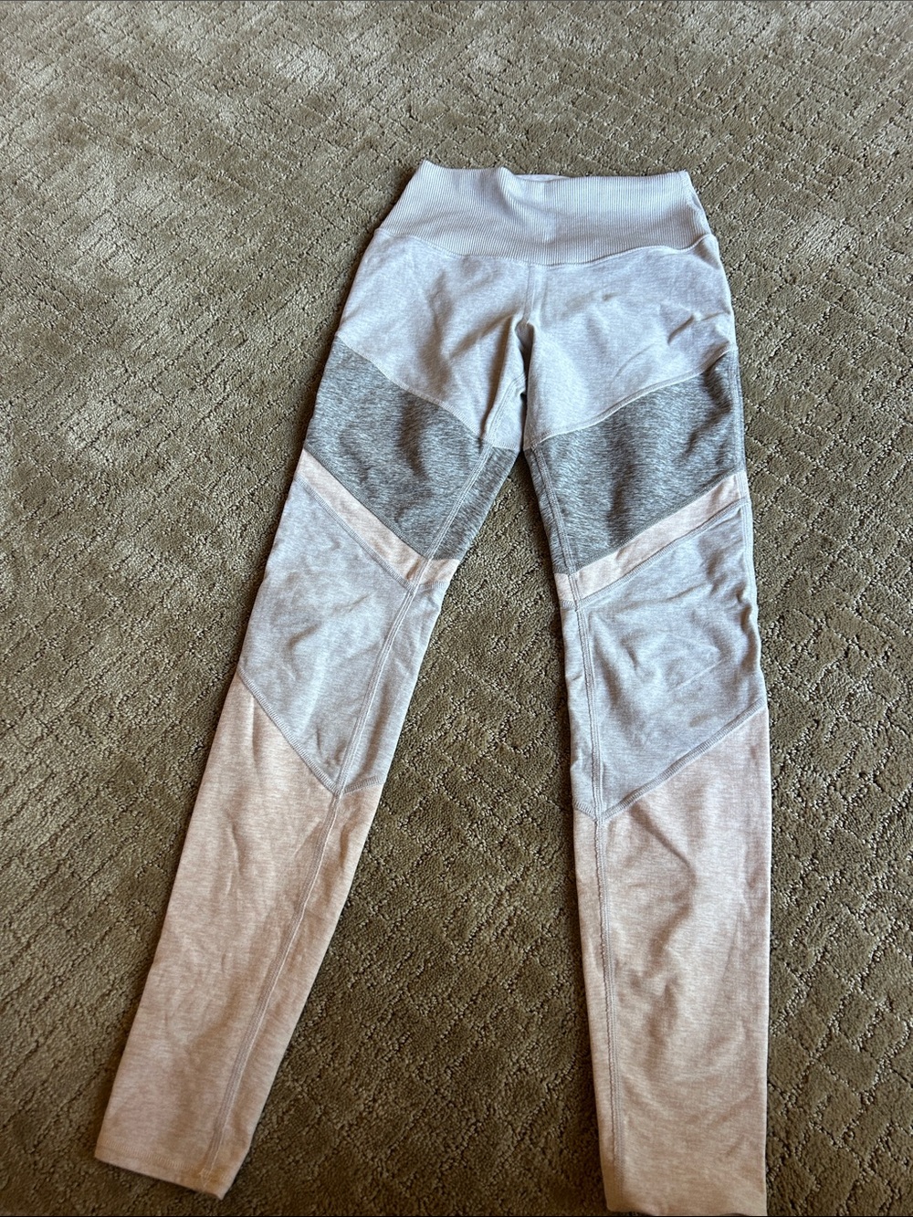 ALO Yoga Blush ,  Gray & taupe Leggings